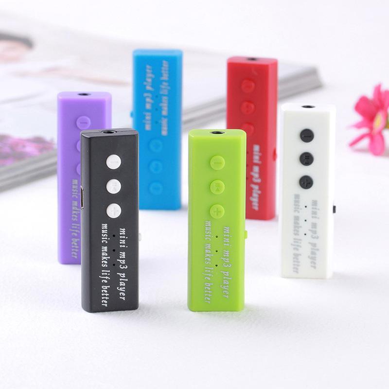 

1PCs Mini USB Clip Sports Mp3 Digital Mp3 Music Player Support 16GB SD TF Card GD Ideal Gifts Mini Portable Plastic Player1