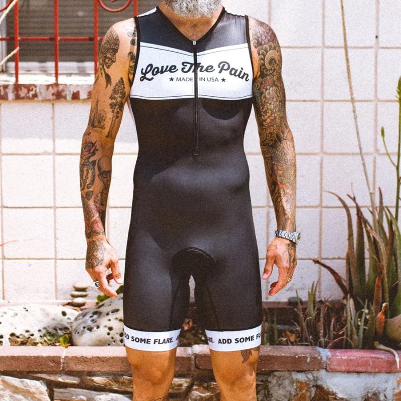 Racing Sets Love The Pain Men Sleeveless Skinsuit Triathlon Summer Set Cycling Jersey Clothing Mujer Running Clothes
Racing Sets Love The Pain Men Sleeveless Skinsuit Triathlon Summer Set Cycling Jersey Clothing Mujer Running Clothes