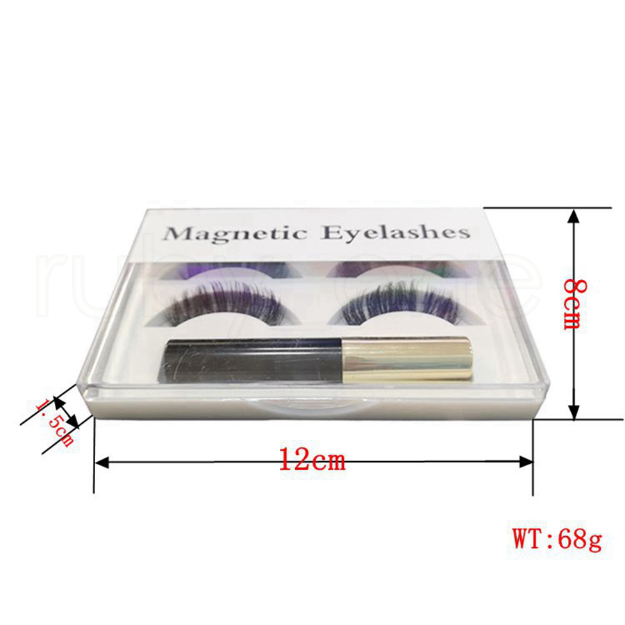 Magnetic Eyelashes Eyeliner Set Magnetic Natural Long Waterproof False Eyelashes Extension Eye Makeup Tools Set De Delineador De Ojos Con Pestanas Mag