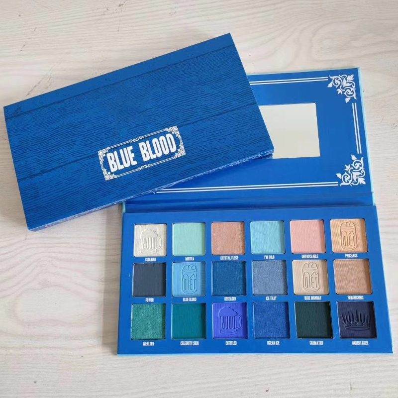 Five Star Eye Shadow Makeup Palette 18 Colors Blue Blood Matte Shimmer Pigment Eyeshadow Pressed Palettes, Multi
Five Star Eye Shadow Makeup Palette 18 Colors Blue Blood Matte Shimmer Pigment Eyeshadow Pressed Palettes, Multi