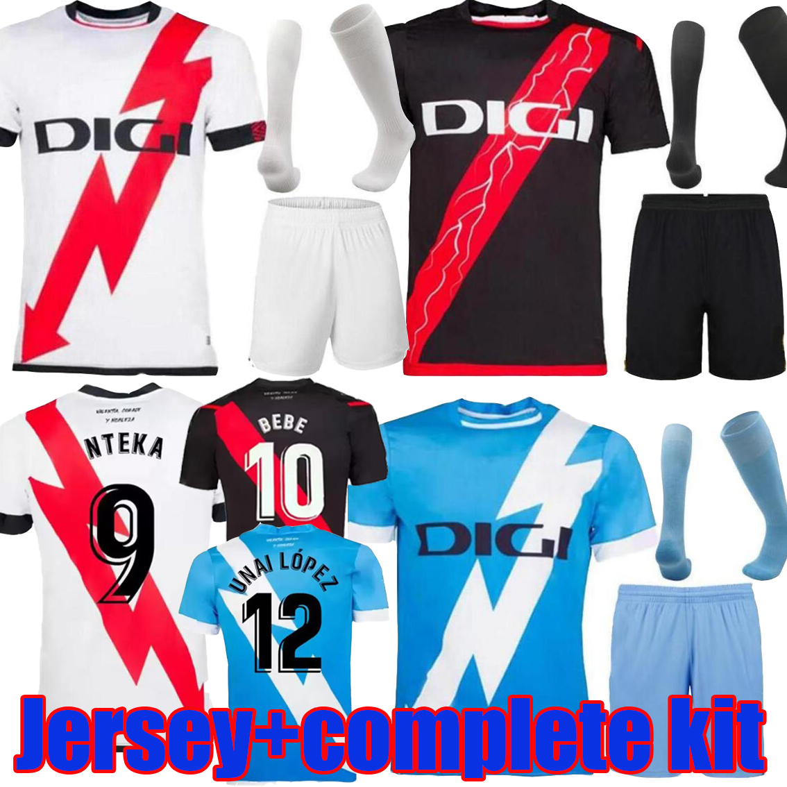 21 22 Rayo Vallecano #3 FALCAO Soccer Jerseys Home Fran García Sergi Guardiola 18 ALVARO #7 ISI Away Rodrigues Shirt Men Adult+kids sets 3rd, Black;yellow
21 22 Rayo Vallecano #3 FALCAO Soccer Jerseys Home Fran García Sergi Guardiola 18 ALVARO #7 ISI Away Rodrigues Shirt Men Adult+kids sets 3rd, Black;yellow