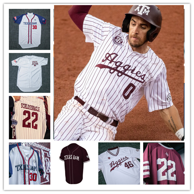 Texas A&M Aggies Baseball Stitch Jersey Kyle Martin Brandon Hicks Chandler Jozwiak Chris Weber Will Frizzell Zach DeLoach Logan Sartori Hunter Coleman Mikey Hoehner, Retro white pinstripe
Texas A&M Aggies Baseball Stitch Jersey Kyle Martin Brandon Hicks Chandler Jozwiak Chris Weber Will Frizzell Zach DeLoach Logan Sartori Hunter Coleman Mikey Hoehner, Retro white pinstripe