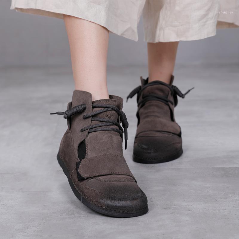 2020Winter New leather short boots women's casual round head sports style flat retro thin boots1, Dark grey
2020Winter New leather short boots women's casual round head sports style flat retro thin boots1, Dark grey