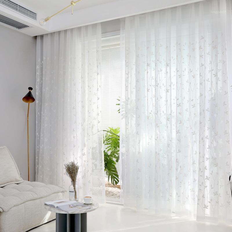 CITYINCITY White Embroidered Curtains for Living room Pastoral Style leaf Tulle for bedroom Soft Tulle kitchen Customized1
CITYINCITY White Embroidered Curtains for Living room Pastoral Style leaf Tulle for bedroom Soft Tulle kitchen Customized1