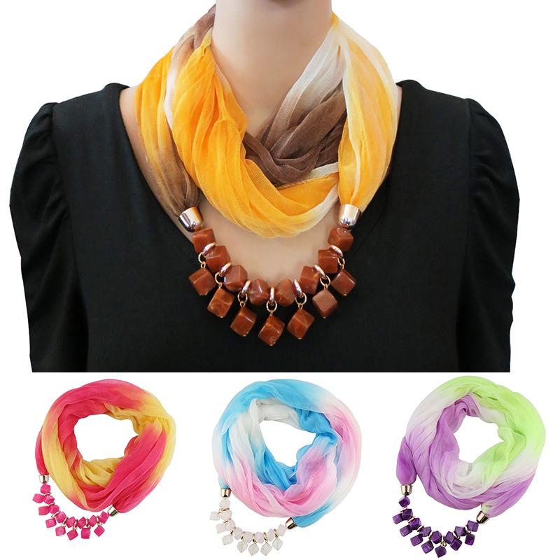 Chains Fashion Ethnic Choker Necklace For Women Geometric Resin Beads Statement Silk Scarf Necklaces Bohemian Jewelry Wholesale Price
Chains Fashion Ethnic Choker Necklace For Women Geometric Resin Beads Statement Silk Scarf Necklaces Bohemian Jewelry Wholesale Price