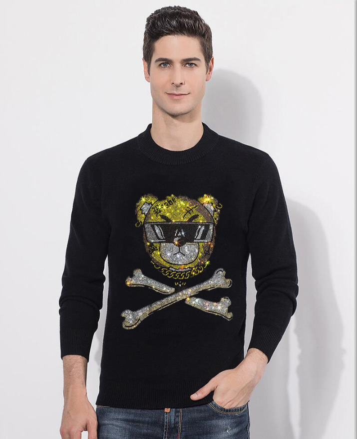 2021 New Brand Hot Drill Sweater Male Knitted Casual Men's O-neck Diamond Stone Pullover Men -2xl Rt1a, As shown
2021 New Brand Hot Drill Sweater Male Knitted Casual Men's O-neck Diamond Stone Pullover Men -2xl Rt1a, As shown