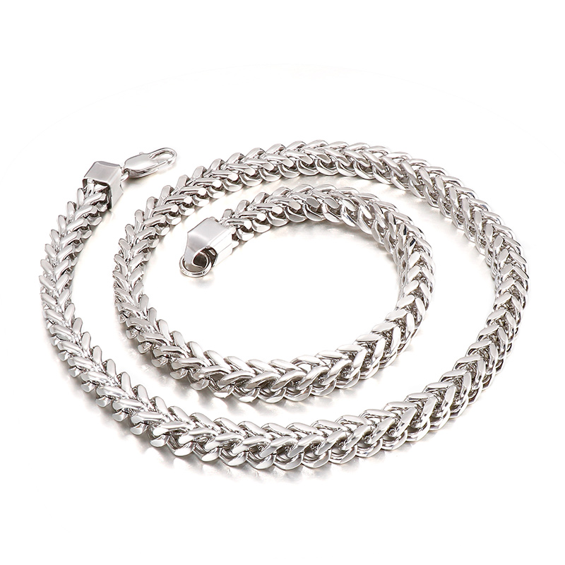 Holiday gifts Stainless Steel Cuban Chain Necklace Silver - Tone Nickel-free Hypoallergenic Necklace Keel Box Chain 5mm/6mm/8mm 26 inch
Holiday gifts Stainless Steel Cuban Chain Necklace Silver - Tone Nickel-free Hypoallergenic Necklace Keel Box Chain 5mm/6mm/8mm 26 inch