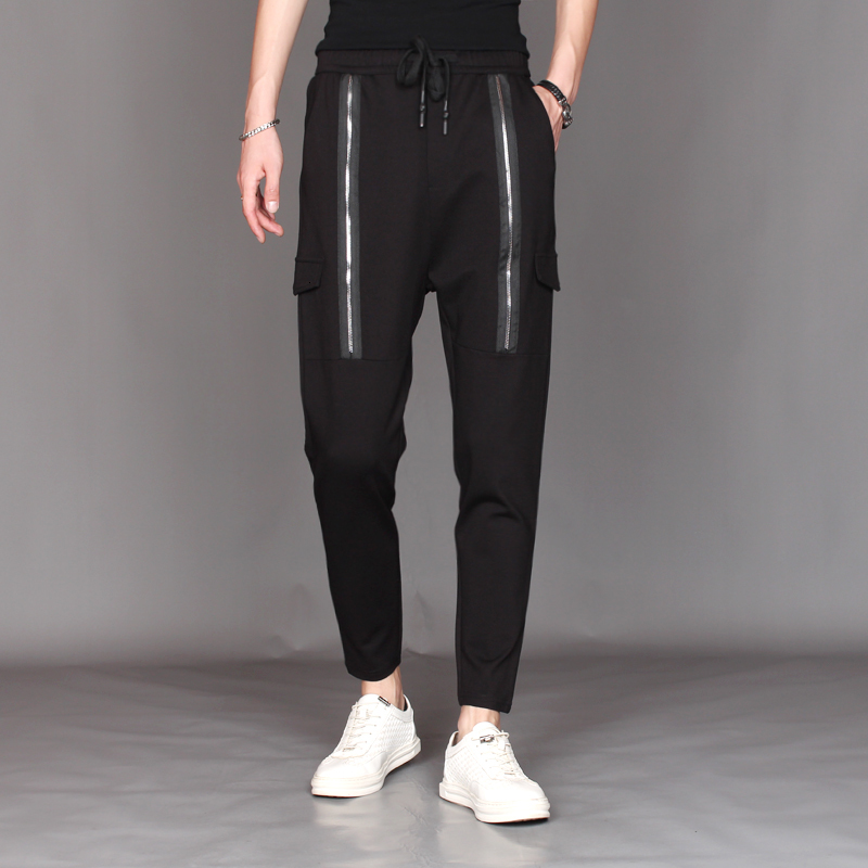 2021 's New Harem Pants Fall Off, Fashionable Man with Garnished Elastic. GAMV, 01
2021 's New Harem Pants Fall Off, Fashionable Man with Garnished Elastic. GAMV, 01