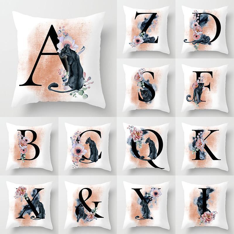 NEW Creative Panther Pink Floral English Alphabet Cushion Case Simple White Pillows Case Black Leopard Sofa Decorative Pillows1, 24
NEW Creative Panther Pink Floral English Alphabet Cushion Case Simple White Pillows Case Black Leopard Sofa Decorative Pillows1, 24