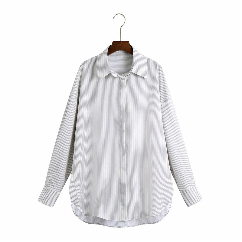 New 2021 White Striped Oversize Shirt Woman Blouse Fashion Button Up Long Sleeve Top Women Tunic Large Size Blouses 8wfe, Ivory
New 2021 White Striped Oversize Shirt Woman Blouse Fashion Button Up Long Sleeve Top Women Tunic Large Size Blouses 8wfe, Ivory