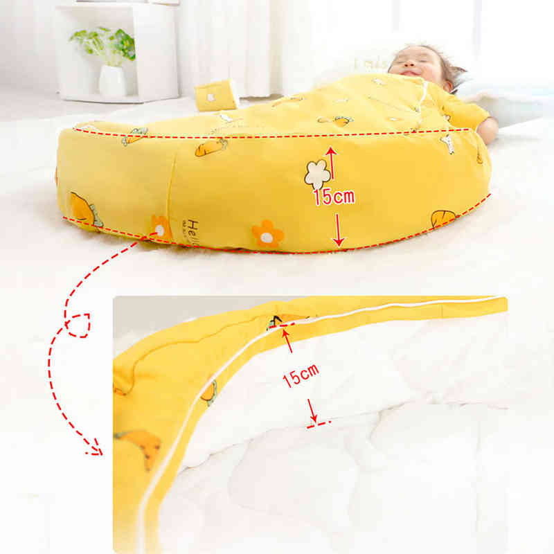 Sleeping Bag For Children 2.5Tog Baby Sleeping Bag Winter Thick Detachable Sleeves Anti-Kick Blanket Infant Quilt Sleepwear 220209