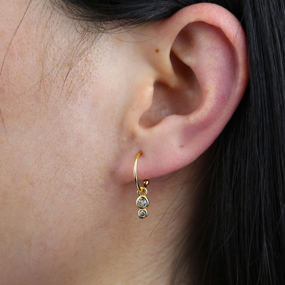 wholesale 4pcs set 925 sterling silver cubic zirconia tear drop triangle square charm dangle earring set for women jewelry valentines day