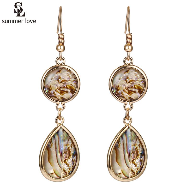 2021 Trendy Golden Shell Earring for Female Bohemian Long Resin Water Drop Dangle Earring Women Wedding Party Jewelry
2021 Trendy Golden Shell Earring for Female Bohemian Long Resin Water Drop Dangle Earring Women Wedding Party Jewelry