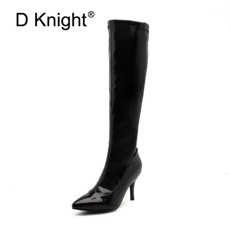 Plus Size 32-46 Sexy Steel Pipe Dance Boots Fashion Patent Leather Side Zip Platform High Heels Knee High Boots Red Black White1, White p25
Plus Size 32-46 Sexy Steel Pipe Dance Boots Fashion Patent Leather Side Zip Platform High Heels Knee High Boots Red Black White1, White p25