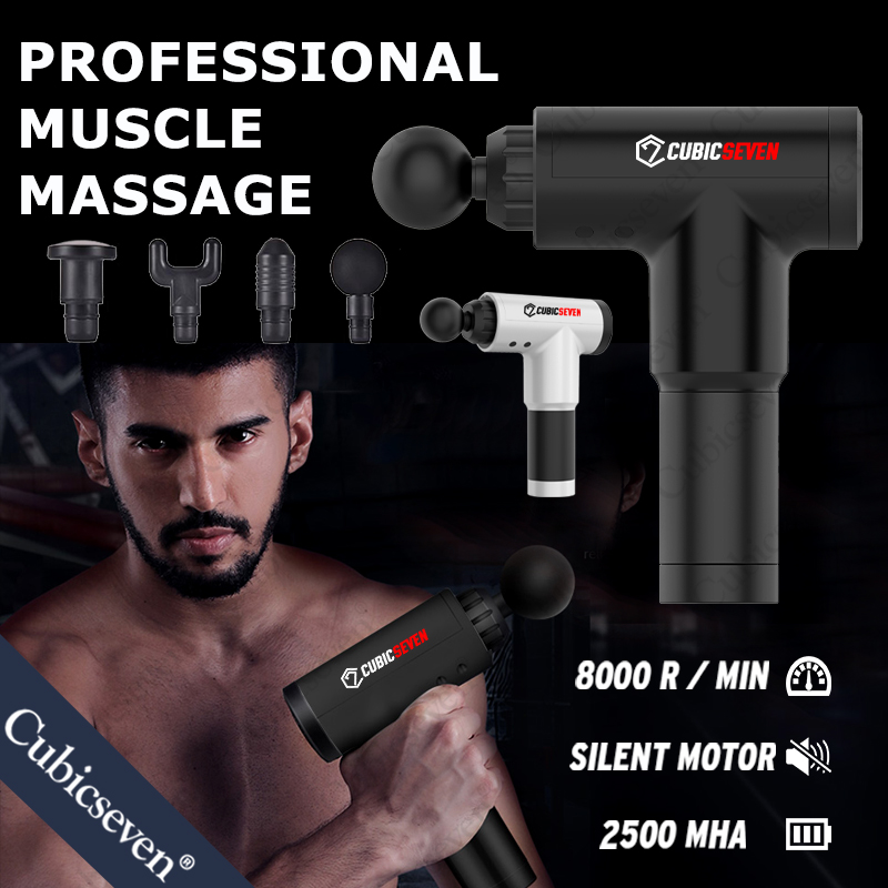 Cubicseven® Therapy Massage Guns 6 Gears Muscle Massager Pain Sport Massage Machine Relax Body Slimming Relief With 4 Heads
Cubicseven® Therapy Massage Guns 6 Gears Muscle Massager Pain Sport Massage Machine Relax Body Slimming Relief With 4 Heads