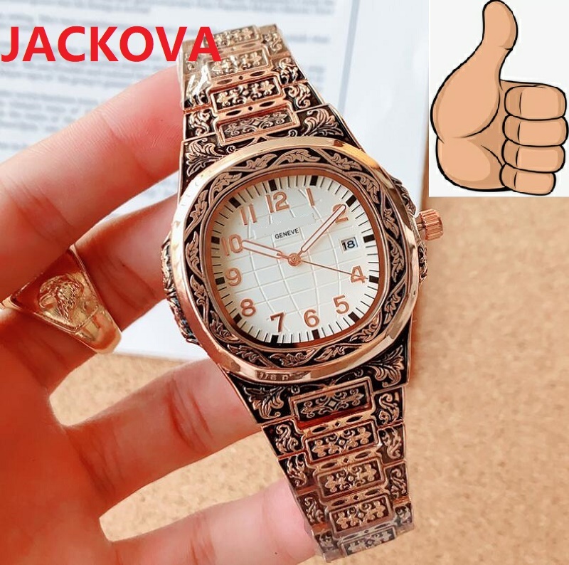Mens Square Dial Engraved Flowers Watches Full Stainless Steel Quartz WristWatch Men Fashion Military Analog Classic Generous Wristwatches reloj de lujo, As pic
Mens Square Dial Engraved Flowers Watches Full Stainless Steel Quartz WristWatch Men Fashion Military Analog Classic Generous Wristwatches reloj de lujo, As pic