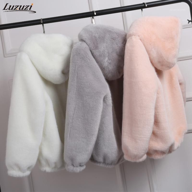 Luzuzi 2019 Autumn Winter New New Faux Fur Coat With Hood High Waist Fashion Slim Black Red Pink Faux Fur Jacket Fake1, White
Luzuzi 2019 Autumn Winter New New Faux Fur Coat With Hood High Waist Fashion Slim Black Red Pink Faux Fur Jacket Fake1, White