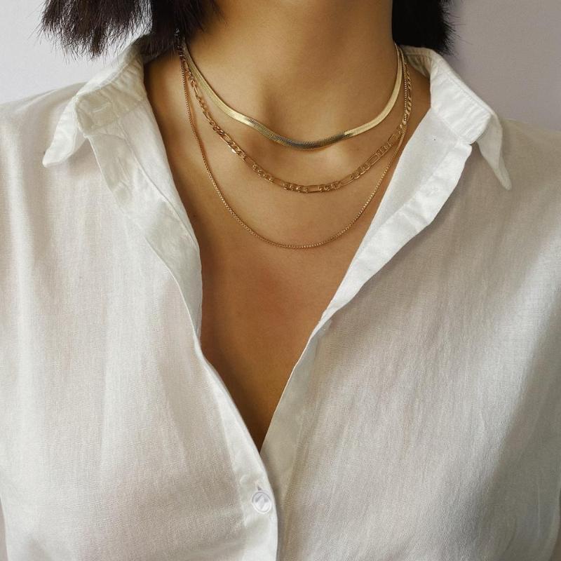 Statement Multilayer Neck Chains Necklace Women Punk Hip Hop Collar High Quality Choker Necklaces Set Trendy New Jewelry
Statement Multilayer Neck Chains Necklace Women Punk Hip Hop Collar High Quality Choker Necklaces Set Trendy New Jewelry