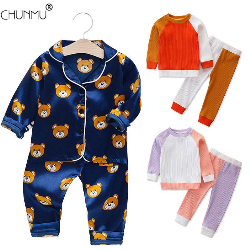 Children's Pajamas Set Spring Baby Boy Girl Clothes Casual Sleepwear Set Kids Cartoon Tops+Pants Toddler Clothing Sets LJ201203, Dark blue
Children's Pajamas Set Spring Baby Boy Girl Clothes Casual Sleepwear Set Kids Cartoon Tops+Pants Toddler Clothing Sets LJ201203, Dark blue