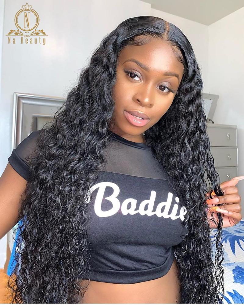 180 Density Lace Front Wig 26 inch Curly Human Hair Wig 4x4 Lace Closure For Black Women T Part Nabeauty Remy, Natural black
180 Density Lace Front Wig 26 inch Curly Human Hair Wig 4x4 Lace Closure For Black Women T Part Nabeauty Remy, Natural black