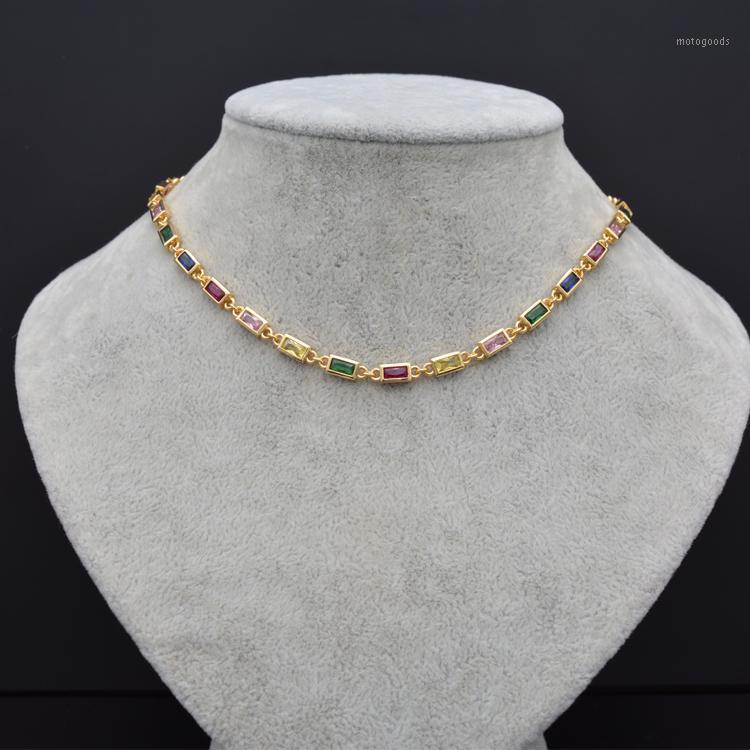 Classic ball aristocratic women square CZ color necklace, suitable for ladies jewelry1
Classic ball aristocratic women square CZ color necklace, suitable for ladies jewelry1
