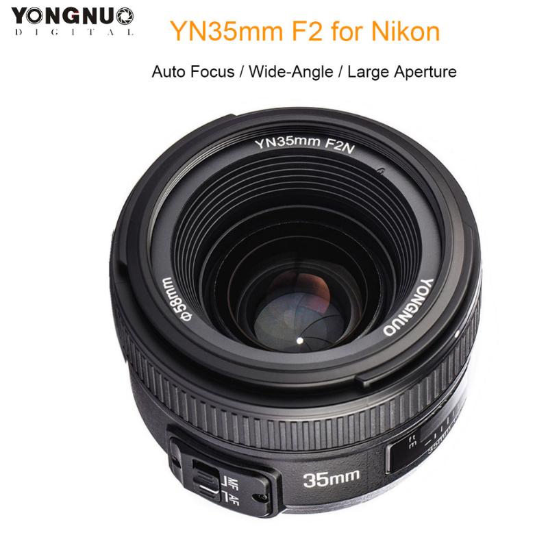 YONGNUO YN35MM F2N AF MF 35mm F2.0 Large Aperture Wide-Angle Fixed Prime Auto Focus Lens for Nikon DSLR Camera D5300 D7200 D800
YONGNUO YN35MM F2N AF MF 35mm F2.0 Large Aperture Wide-Angle Fixed Prime Auto Focus Lens for Nikon DSLR Camera D5300 D7200 D800