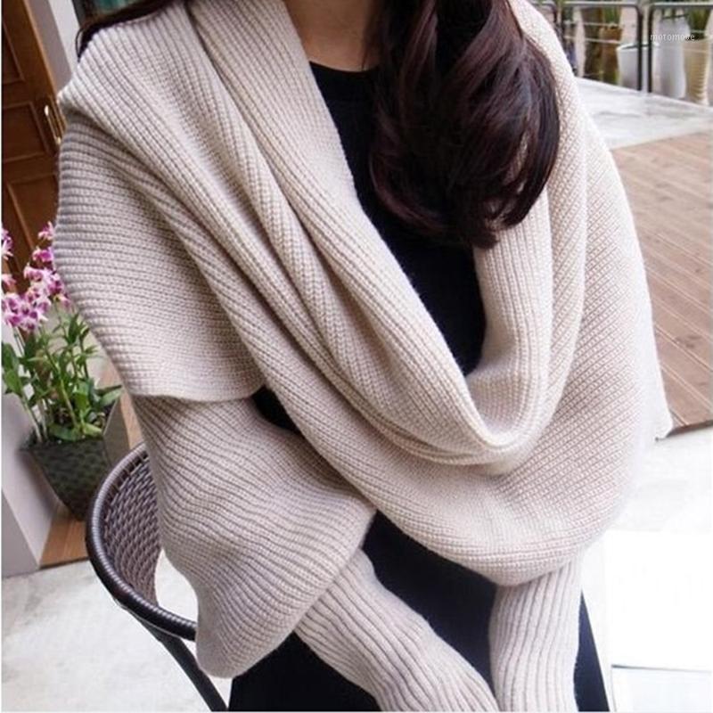 Women Scarf Poncho Women Scarves Womens Winter Fashion Knitted Long Sleeve Wrap Shawl Scarf Echarpe Femme Hiver1
Women Scarf Poncho Women Scarves Womens Winter Fashion Knitted Long Sleeve Wrap Shawl Scarf Echarpe Femme Hiver1