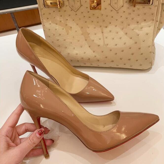 Kate Women Red Bottom So High Heels Shoes Black Nude Pointed Toe Female Patent Leather Ladies Pumps Stiletto Pigalle Bridal Shoes, 18
Kate Women Red Bottom So High Heels Shoes Black Nude Pointed Toe Female Patent Leather Ladies Pumps Stiletto Pigalle Bridal Shoes, 18