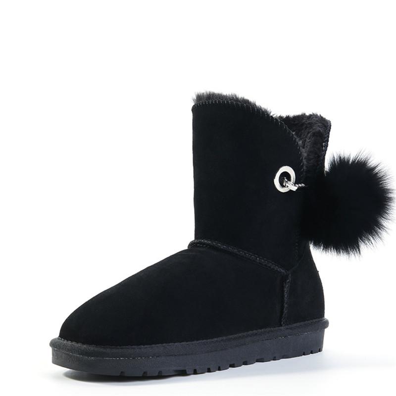 High Quality Brand Snow Boots Women Fashion Genuine Leather Australia Classic Women's Snow Boot Winter Women Shoes, Dark gray mid calf
High Quality Brand Snow Boots Women Fashion Genuine Leather Australia Classic Women's Snow Boot Winter Women Shoes, Dark gray mid calf