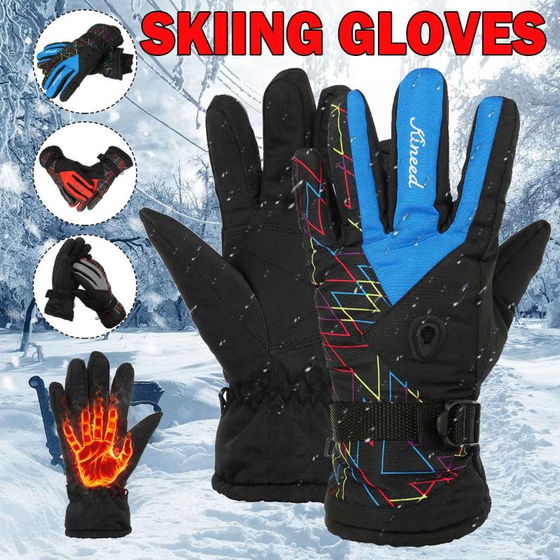 Ski Gloves Waterproof Fleece Thermal Gloves Snowboard Snowmobile Men Women Winter For Sonwboarding, Blue 
Ski Gloves Waterproof Fleece Thermal Gloves Snowboard Snowmobile Men Women Winter For Sonwboarding, Blue