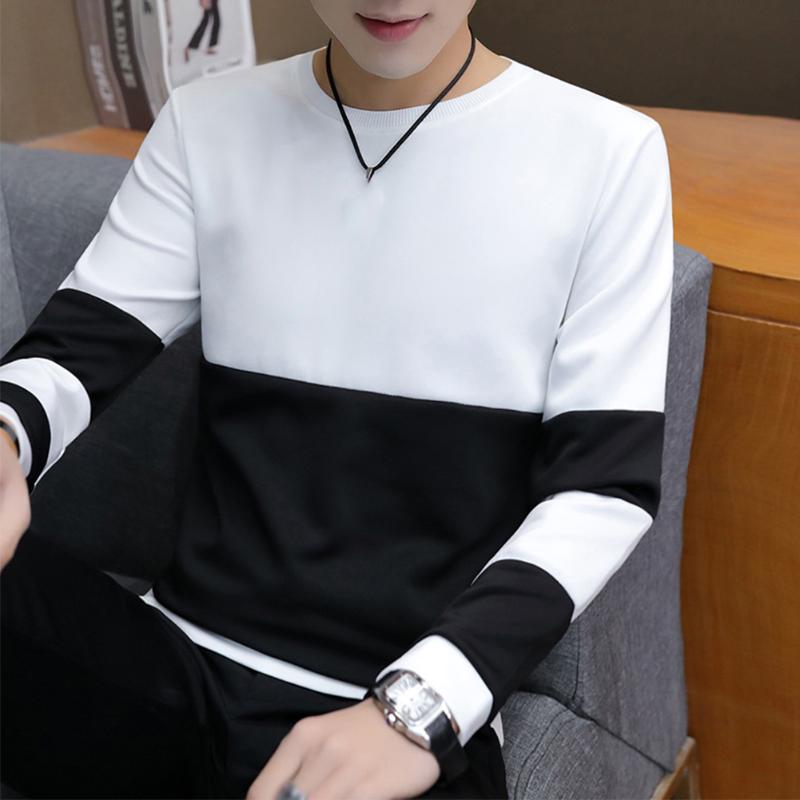 Pullover Autumn Jacket Men Sweatshirt Tops Polyester Top Casual Patchwork Crew Neck Long Sleeve Fashion Male Spring, Black
Pullover Autumn Jacket Men Sweatshirt Tops Polyester Top Casual Patchwork Crew Neck Long Sleeve Fashion Male Spring, Black