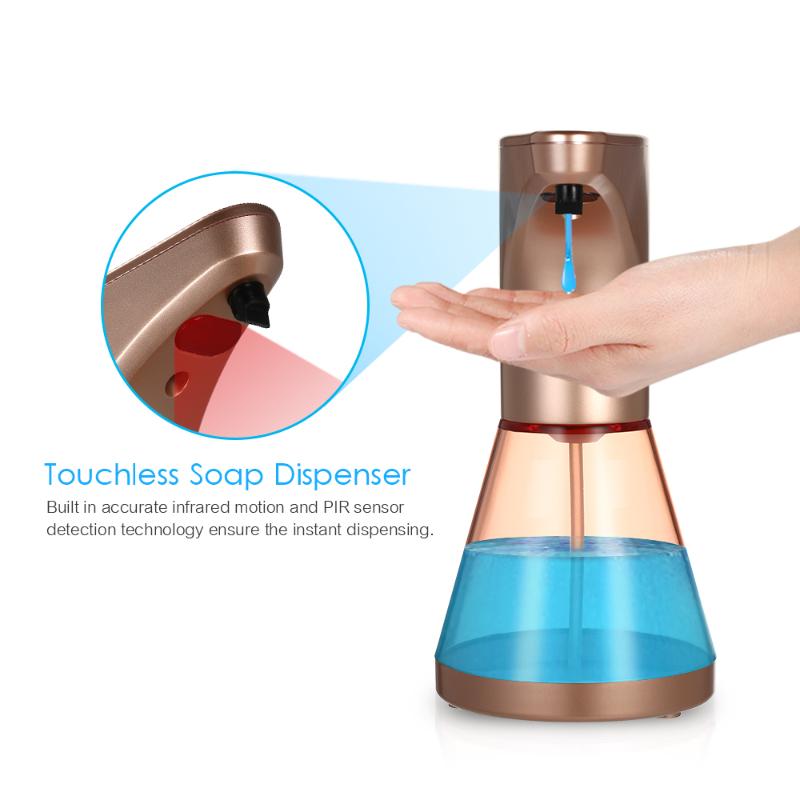 Touchless Liquid Shampoo Shower Gel Lotion Auto Dispenser Automatic Soap Dispenser Infrared Motion Sensor for Bathroom 480ml
Touchless Liquid Shampoo Shower Gel Lotion Auto Dispenser Automatic Soap Dispenser Infrared Motion Sensor for Bathroom 480ml