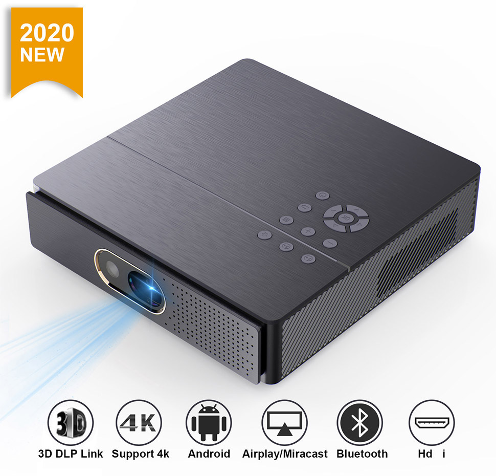 WZATCO S5 Portable MINI DLP 3D Projector 4K 5G WIFI Smart Android for Home Theater Beamer Full HD 1080P Video lAsEr Proyector
WZATCO S5 Portable MINI DLP 3D Projector 4K 5G WIFI Smart Android for Home Theater Beamer Full HD 1080P Video lAsEr Proyector