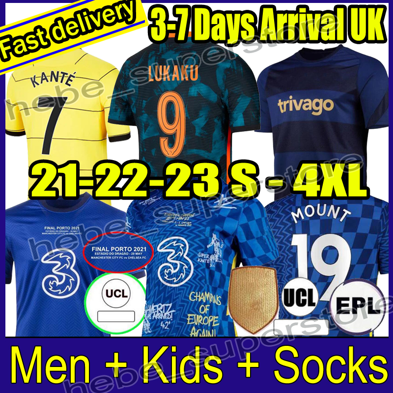 S-4XL 22 23 LUKAKU ABRAHAM WERNER HAVERTZ CHILWELL ZIYECH Soccer Jerseys 2021 2022 2023 PULISIC Football Shirt KANTE MOUNT Men Kids sets Kits with socks tops, 21-22 third
S-4XL 22 23 LUKAKU ABRAHAM WERNER HAVERTZ CHILWELL ZIYECH Soccer Jerseys 2021 2022 2023 PULISIC Football Shirt KANTE MOUNT Men Kids sets Kits with socks tops, 21-22 third