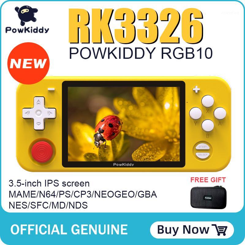 

POWKIDDY RGB10 open source system handheld game console RK3326 chip 3.5-inch IPS HD screen 3D rocker retro game children's gift1