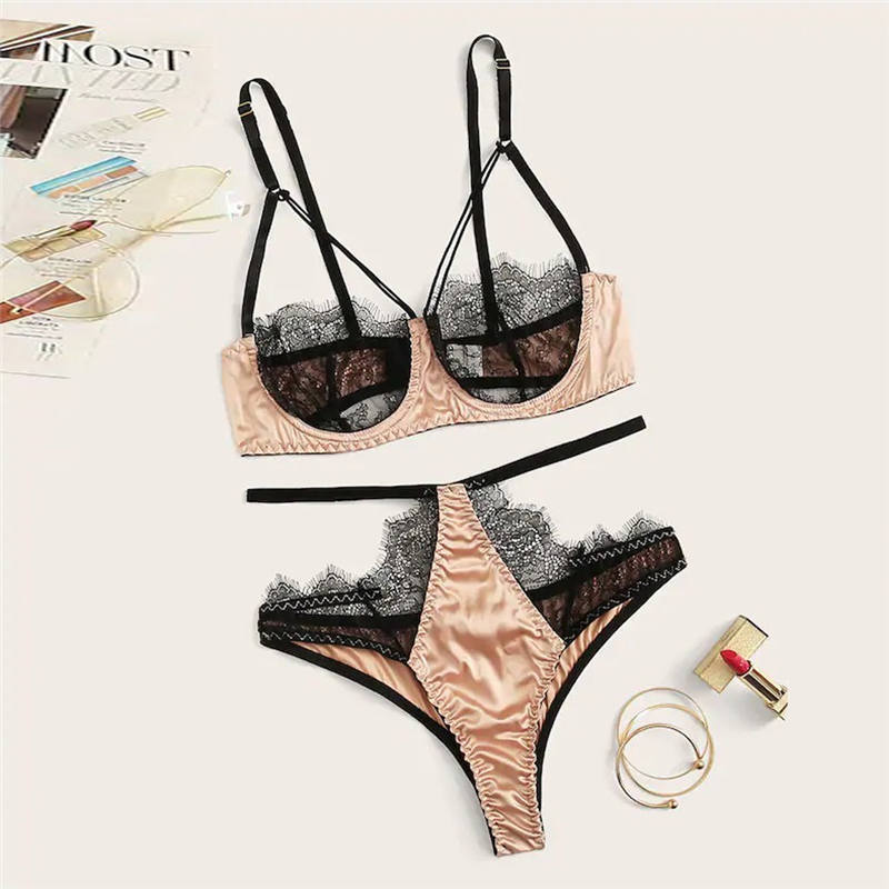 Lingerie Sexy Bra Set Sexy Hot Women's Lace Push Up Bras Stain Silk Panties Underwear Sleepwear Lingerie Sets Lenceria 661BRS10 Y200708, Green
Lingerie Sexy Bra Set Sexy Hot Women's Lace Push Up Bras Stain Silk Panties Underwear Sleepwear Lingerie Sets Lenceria 661BRS10 Y200708, Green