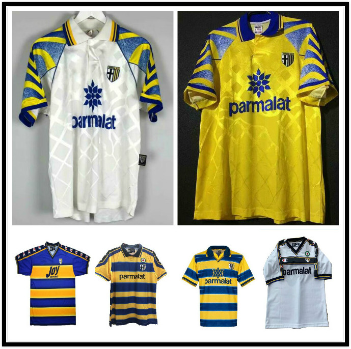 01 02 03 Parma Retro soccer Jersey 1995 1997 1998 1999 2000 Home away 98 99 00 FUSER 9 CRESPO 10 ORTEGA 11 AMOROSO Football shirt
01 02 03 Parma Retro soccer Jersey 1995 1997 1998 1999 2000 Home away 98 99 00 FUSER 9 CRESPO 10 ORTEGA 11 AMOROSO Football shirt