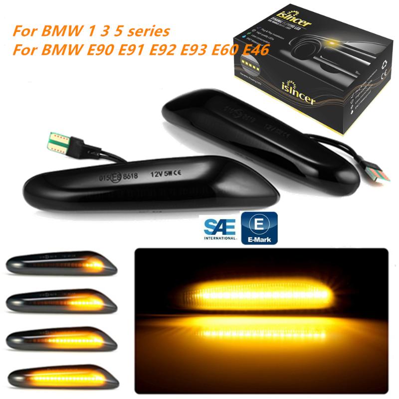 Emergency Lights 2pcs Sequential Blinker Light For LED Turn Signal Side Marker E90 E91 E92 E93 E60 E87 E82 1 3 5 Series 
Emergency Lights 2pcs Sequential Blinker Light For LED Turn Signal Side Marker E90 E91 E92 E93 E60 E87 E82 1 3 5 Series