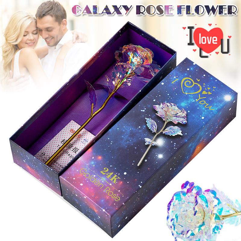 True Love Galaxy Rose Glowing Artificial Rose Flower Valentine's Day Gift Best Price, With switch line fla
True Love Galaxy Rose Glowing Artificial Rose Flower Valentine's Day Gift Best Price, With switch line fla