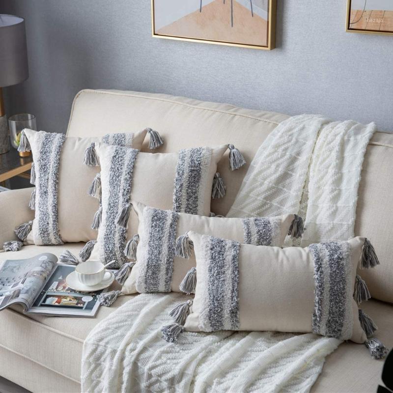 Tufted Boho Pillow Case Cotton Embroidered Throw Pillow Covers Decorative Cushion Cover 45x45cm for Sofa Bed Chair Home Decor1, A03-30cmx50cm
Tufted Boho Pillow Case Cotton Embroidered Throw Pillow Covers Decorative Cushion Cover 45x45cm for Sofa Bed Chair Home Decor1, A03-30cmx50cm