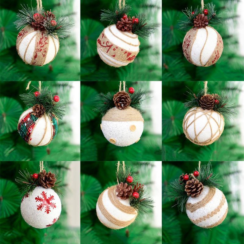 Decorative Ball Christmas Ball Ornaments For Christmas Tree Decor For Xmas Holiday White burlap Home decoration1
Decorative Ball Christmas Ball Ornaments For Christmas Tree Decor For Xmas Holiday White burlap Home decoration1