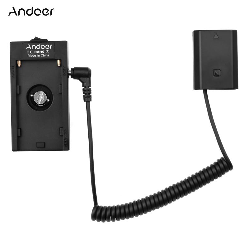 Andoer NP-F970 F750 Battery Plate Holder Adapter + FZ100 Dummy Battery Coupler for A7 III/A7R III/A7R IV/A9/A9 II Cameras
Andoer NP-F970 F750 Battery Plate Holder Adapter + FZ100 Dummy Battery Coupler for A7 III/A7R III/A7R IV/A9/A9 II Cameras