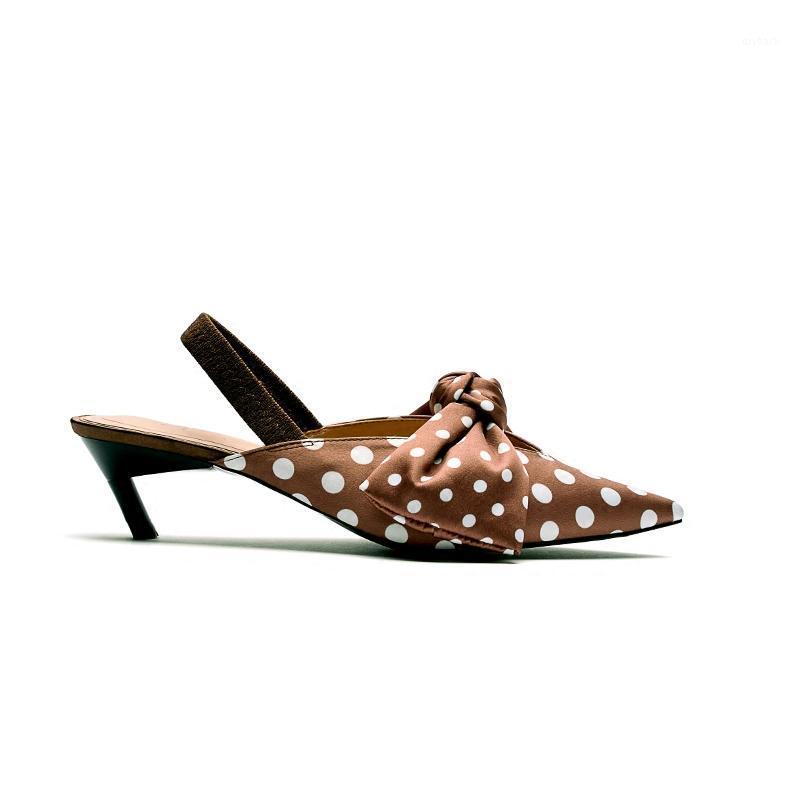 New Summer Women Sandals Cat Heel Shoes Women Pointed Toe Dot Print High Heels Bow Fashion sandalias mujer chaussure femme1, Brown
New Summer Women Sandals Cat Heel Shoes Women Pointed Toe Dot Print High Heels Bow Fashion sandalias mujer chaussure femme1, Brown