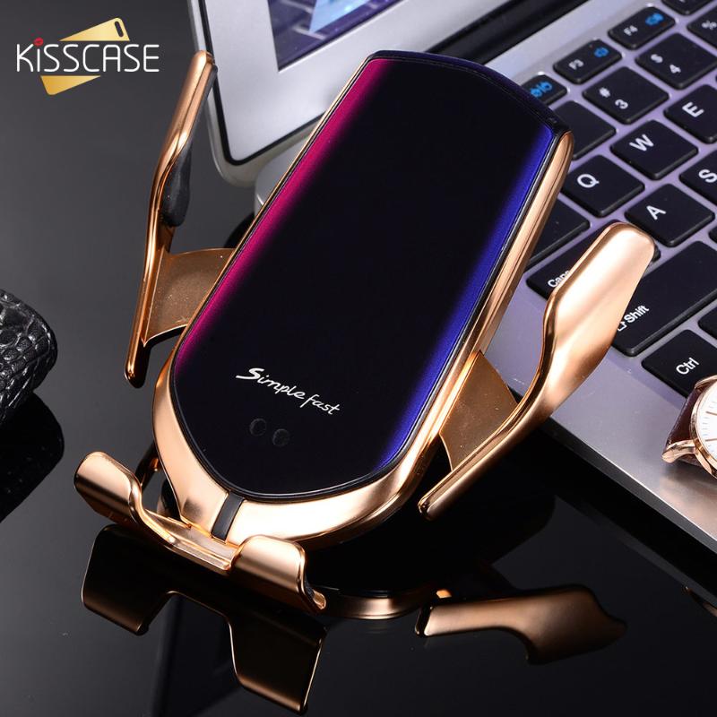 KISSCASE Wireless Charger Car Phone Holder 2 IN 1 Automatic Induction Phone Holder In Car For Note10 Plus S10 S9 S8 S7, Black
KISSCASE Wireless Charger Car Phone Holder 2 IN 1 Automatic Induction Phone Holder In Car For Note10 Plus S10 S9 S8 S7, Black