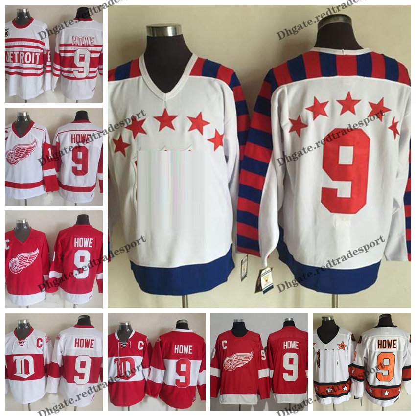1950 All Star Gordie Howe Hockey Jerseys Vintage Detroit Red Wings Winter Classic #9 Gordie Howe Cheap Stitched Shirts C Patch, 9 75th
1950 All Star Gordie Howe Hockey Jerseys Vintage Detroit Red Wings Winter Classic #9 Gordie Howe Cheap Stitched Shirts C Patch, 9 75th