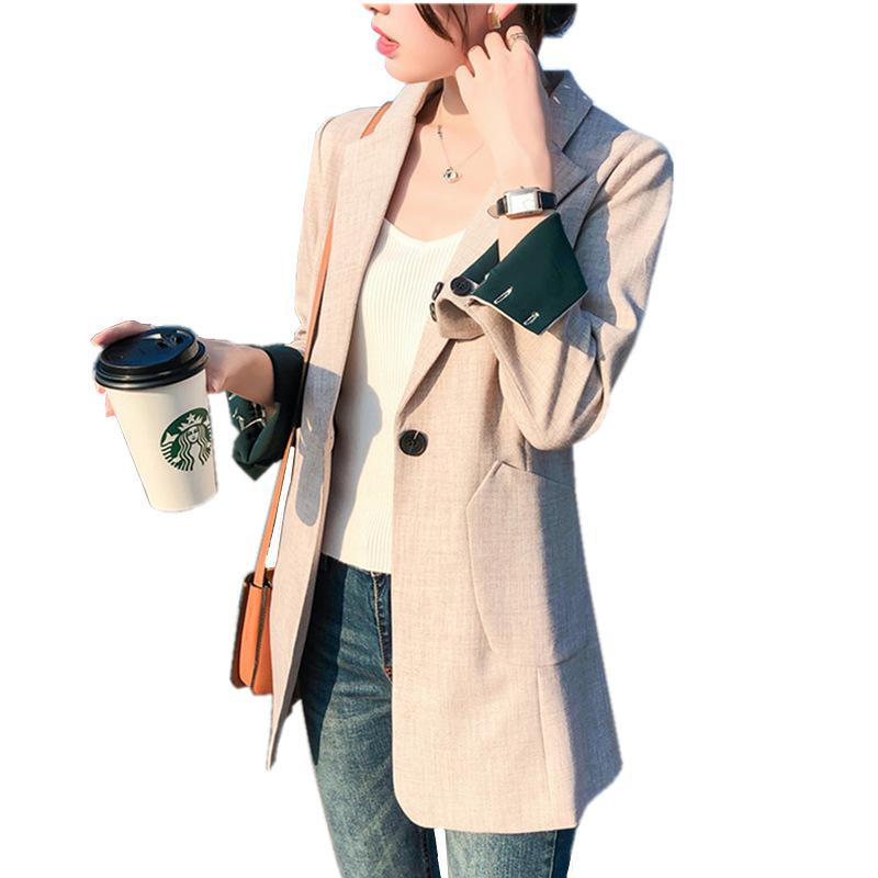 Women Blazers and Jackets Button Ladies Blazer Woman 2020 Work Suit Women' Jacket XL Female Office Lady Formal Femme #XZ5574KG, Beige
Women Blazers and Jackets Button Ladies Blazer Woman 2020 Work Suit Women' Jacket XL Female Office Lady Formal Femme #XZ5574KG, Beige