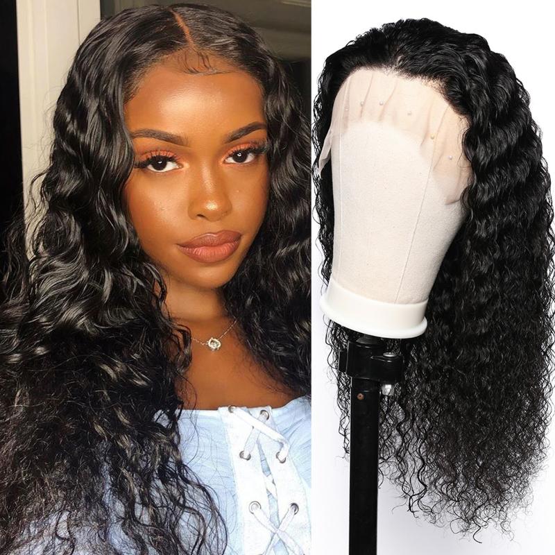 Deep Wave Lace Front 150% Human Hair Wigs Pre Plucked Remy Hair With Baby, Natural color
Deep Wave Lace Front 150% Human Hair Wigs Pre Plucked Remy Hair With Baby, Natural color