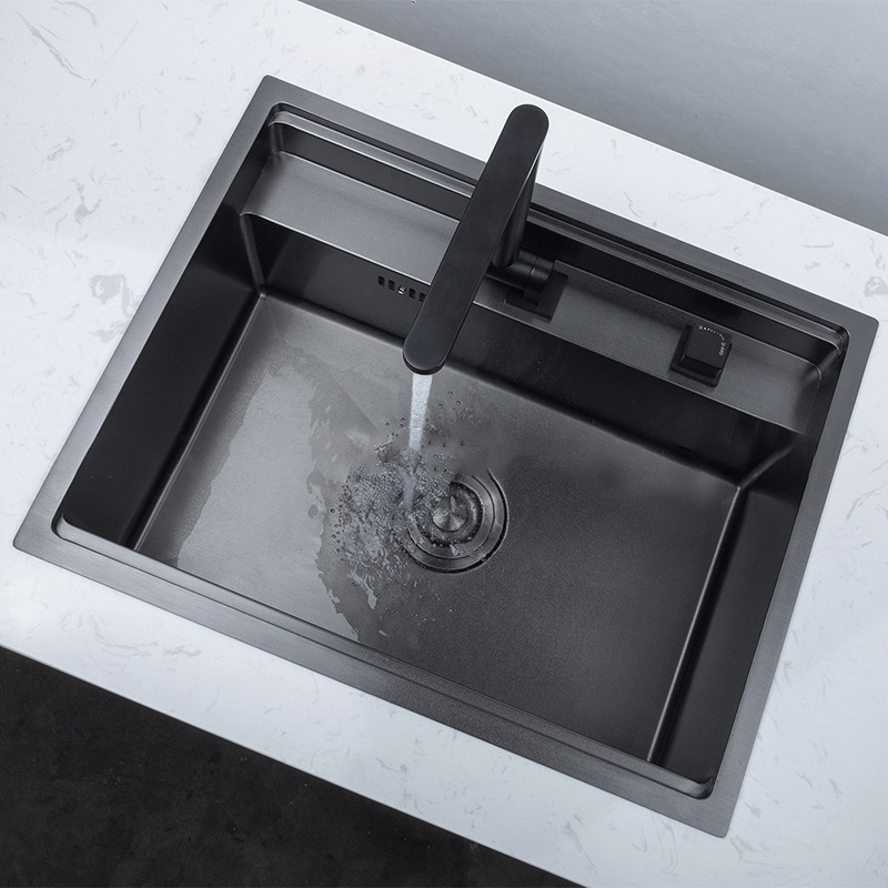 Black Hidden Kitchen Sinks With Folded Faucet Kitchen Sink Stainless Steel Double Bowl Above Bar Counter Undermount Laundry Sink
Black Hidden Kitchen Sinks With Folded Faucet Kitchen Sink Stainless Steel Double Bowl Above Bar Counter Undermount Laundry Sink