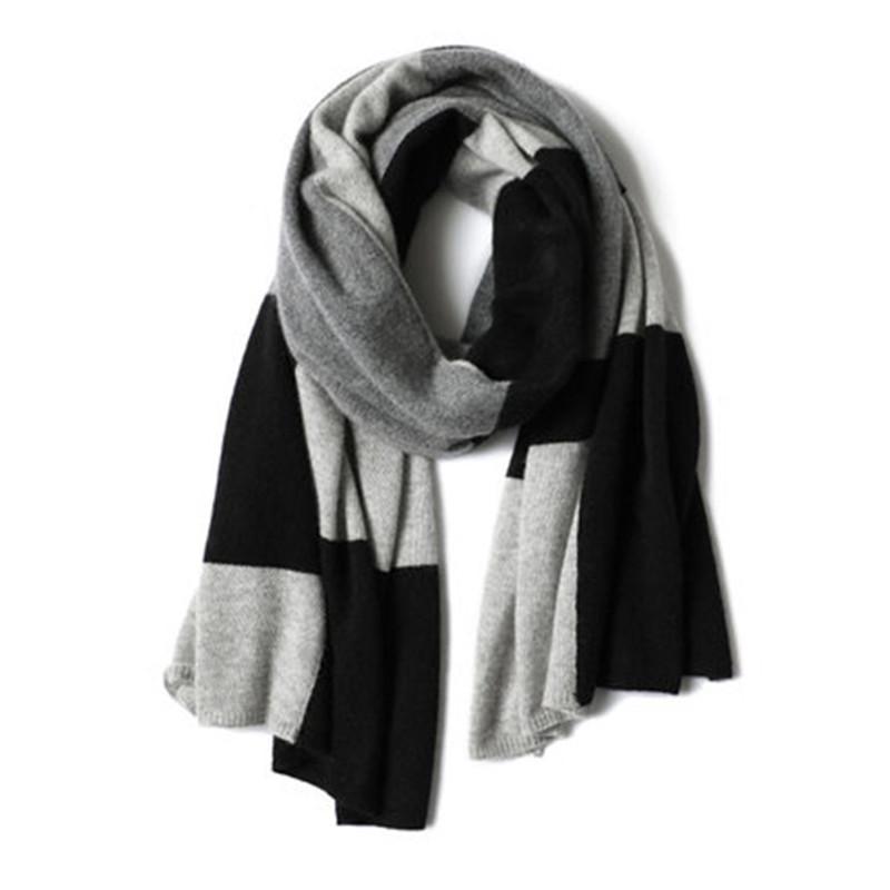 Scarves High Grade 100%cashmere Plaid Knit Women Fashion Thick Scarfs Shawl 3color 65x185cm
Scarves High Grade 100%cashmere Plaid Knit Women Fashion Thick Scarfs Shawl 3color 65x185cm