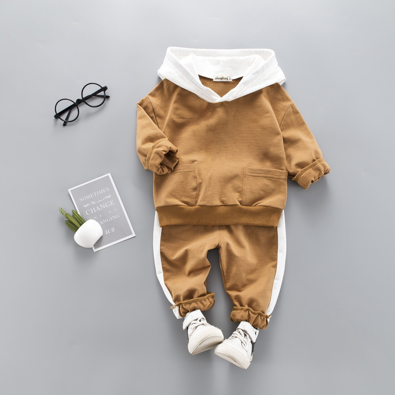 LZH Infant Clothing Sets Baby Suit Autumn Winter Clothes For born Boys Hoodie+Pant 2pcs Outfit Kids Costume 220507